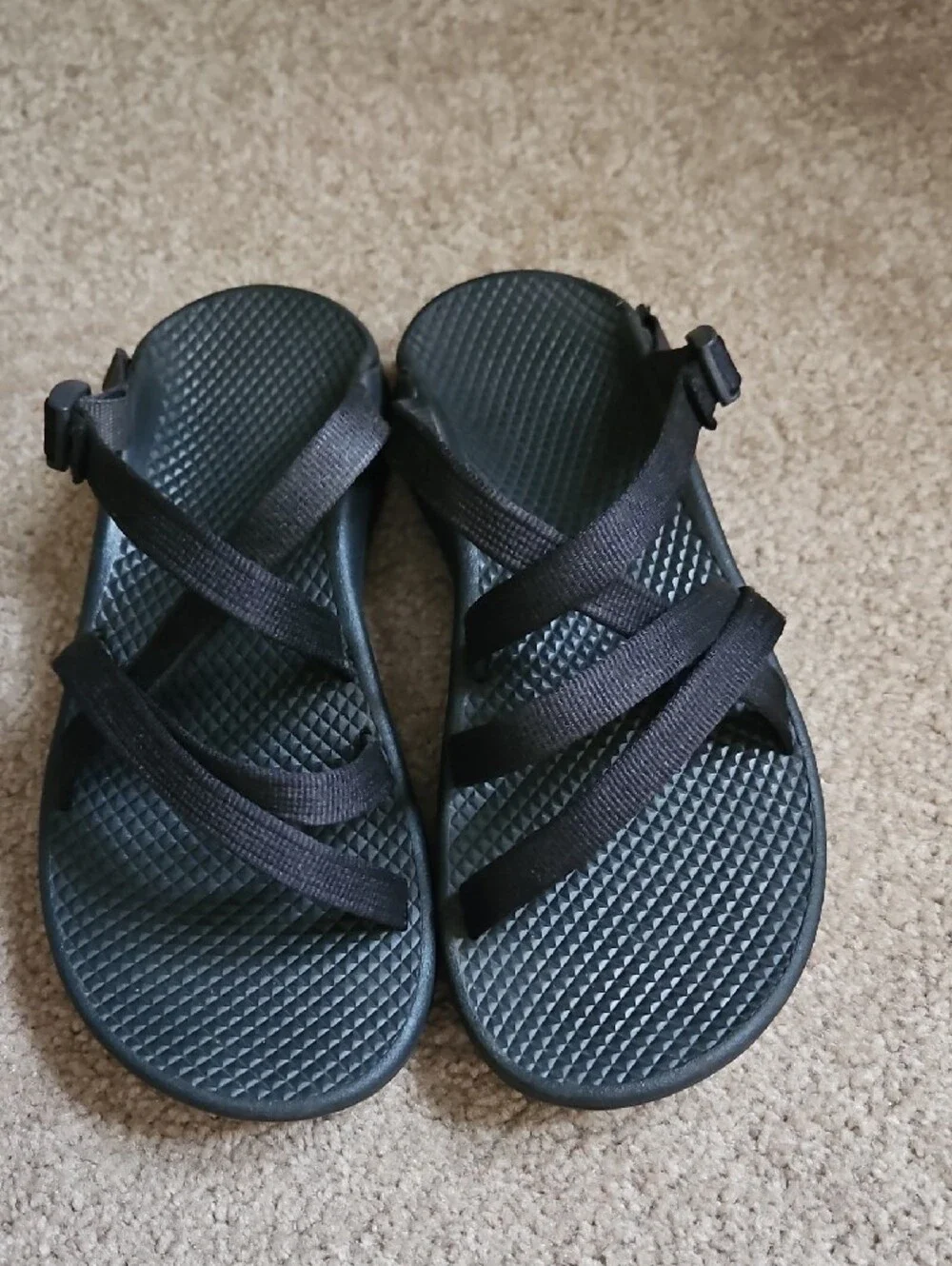 Chaco Black Strappy Sandals